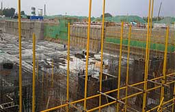 沈陽樓房地基腳手架
